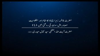 حضرت فاطمہ زہراء(ع) کا مقام اور مظلومیت مصادرِ اہل سنت کی روشنی میں 4